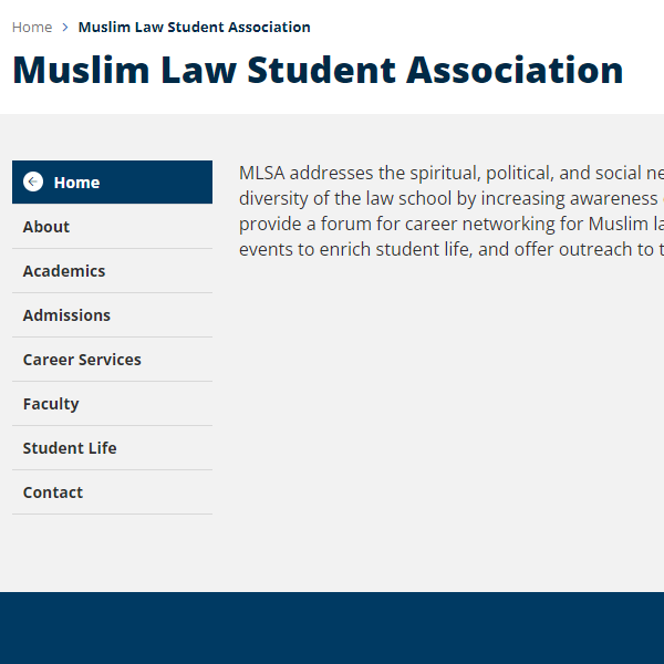 Muslim Law Student Association at Howard Law - Muslim organization in Washington DC