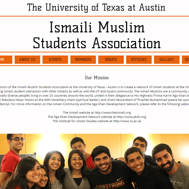 UT Austin Ismaili Muslim Students Association - Muslim organization in Austin TX